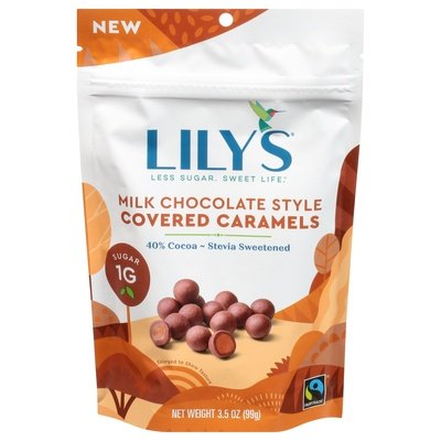 Lilys Milk Choc Caramels 12/3.5 OZ [UNFI #68246]