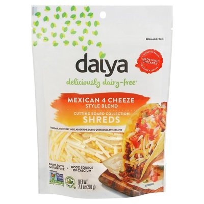 Daiya Mexican 4 Cheese Style Shreds 12/7.1 OZ [UNFI #75707]