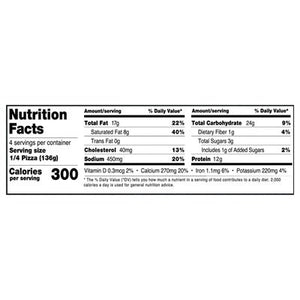 Urban Pie Margarita Cauliflower Crust 12/19.15 Oz [UNFI #78950]