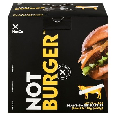 Notco Notburger Plant Based Patty  6/4 Ct [UNFI #5365]