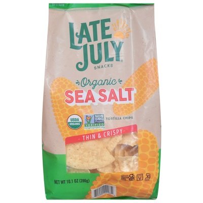 OG2 Late July Snacks Resturant Style, Sea Salt 9/10.1 OZ [UNFI #84842]