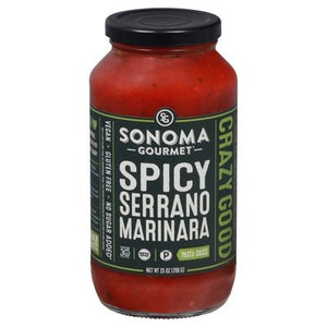 Sonoma Gourmet Spicy Serrano Marinara 6/25 Oz [UNFI #84737]