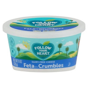 Follow Your Heart Feta Crumbles, Dairy-Free 8/6 OZ [UNFI #69604]