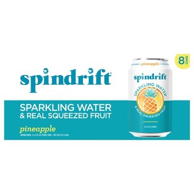 Spindrift Pineapple 3/8/12 OZ [UNFI #75663] T