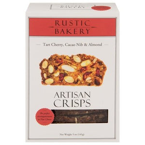 Rustic Bakery Crisps Tart Cherry Cacao Nib 12/5 Oz [Peterson #29819]