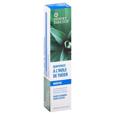 Desert Ess Tthpst Tea Tree Mint 6.25 OZ [UNFI #55732] T