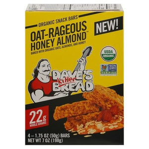 Daves Killer Bread Oat Honey Almond 6/4/1.75 Oz [UNFI #55050]