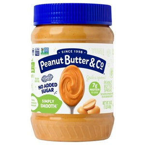 Peanut Butter & Co Simply Smooth No Sugar Added 6/16 OZ [UNFI #33207]