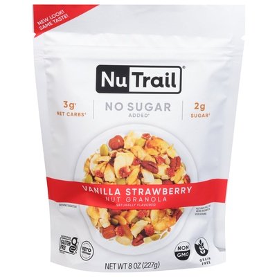 Nutrail Strawberry Vanilla,Keto 6/8 Oz [UNFI #99681]