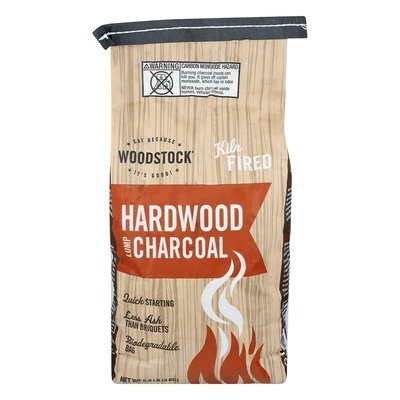 Woodstock All Ntrl Hardwood Charcoal 140 8.8 LB [UNFI #03053] T