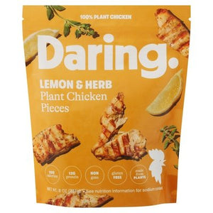 Daring Plant Chicken Pieces, Lemon & Herb 6/8 OZ [UNFI #81432]