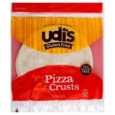 Udi Pizza Crusts 9" 2Pk 8/8 OZ [UNFI #72061]