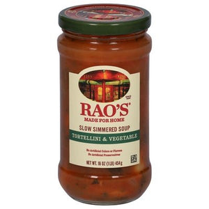 Raos Tortel & Veg Soup   6/16 OZ [UNFI #22457]