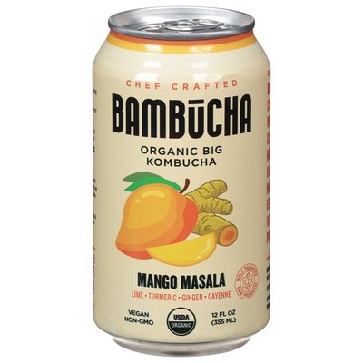 OG2 Bambucha Kombucha Mango Masala 12/12 OZ [UNFI #20077]