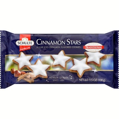 Schulte Cinnamon Stars 21/3.5 Oz [UNFI #81249]