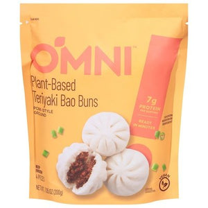 Omni Foods Plant Based Teriyaki Bao Buns 6/7.05 Oz [UNFI #27087]