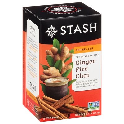 Stash Gngr Fire Chai Tea 6/18 BAG [UNFI #31087]