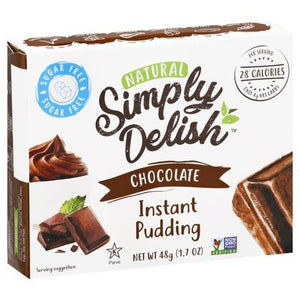Simply Delish Mix,Chocolate Pudding 6/1.7 OZ [UNFI #47208]