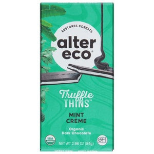 OG2 Alter Eco Truffle Thins, Mint Creme 12/2.96 OZ [UNFI #85017]
