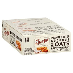 Bobs Red Mill Pb Coconut Oats Bar 12/1.76 OZ [UNFI #27596]