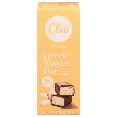 Clio Bar Grk Yogrt Van 10/1.76OZ [UNFI #54431]
