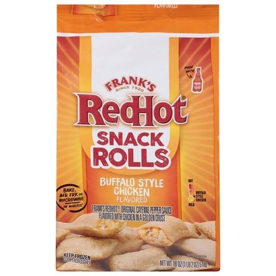 Franks Red Hot Buffalo Chicken Snack Roll 4/18 Oz [UNFI #74999]