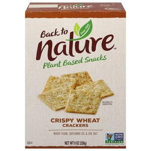 Back To Nature Crispy Wheat Crackers 6/8 OZ [UNFI #89573]