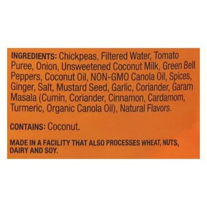 The Good Bean Indian Coconut Curry With Chickpeas 4/10 Oz [UNFI #41301]