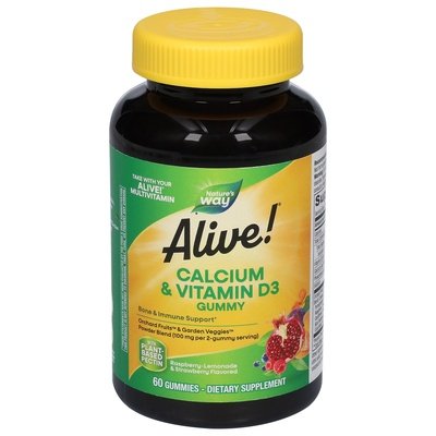 Natures Way Alive! Calcium 60 CT [UNFI #62178] T