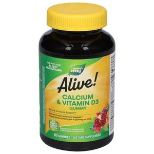 Natures Way Alive! Calcium 60 CT [UNFI #62178] T