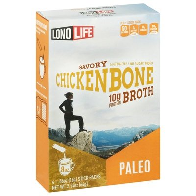 Lonlf Chkn Bone Brth Stk 6/4/.56OZ [UNFI #87384]