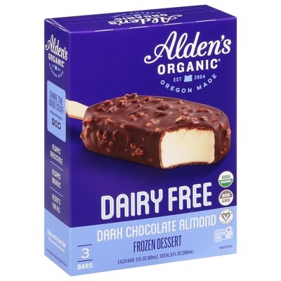 OG2 Alden`S Organic  Dark Chocolate Almond DF 12/3/9 OZ [UNFI #08188]