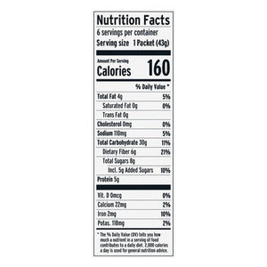 OG3 Purely Elizabeth Banana Nut Superfood Oatmeal 6/9.12 OZ [UNFI #65741]