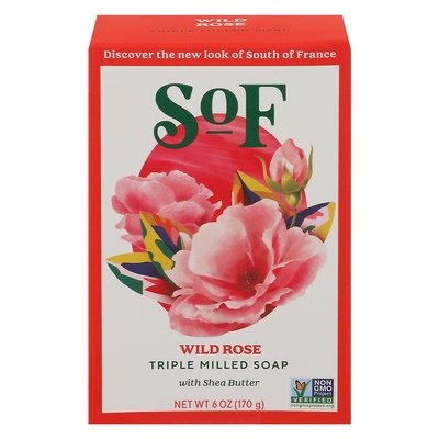 Sof Wild Rose Bar Soap 6 OZ [UNFI #35269]