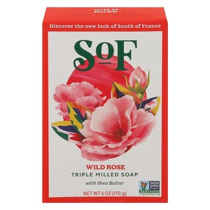 Sof Wild Rose Bar Soap 6 OZ [UNFI #35269]