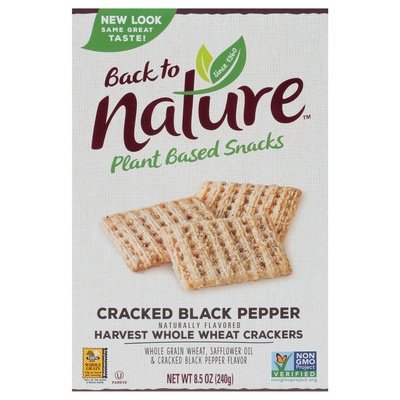 Back To Nature Harvest Blk Pepper Whole Wheat 12/8.5 Oz [UNFI #35834]