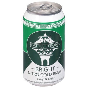 Seattle Strong Bright Nitro Cold Brew Coffee 12/12 OZ [UNFI #83212]
