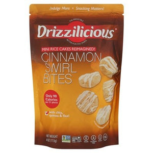 Drizzilicious Mini Rice Crisps Cinnamon 12/4 Oz [UNFI #54561]