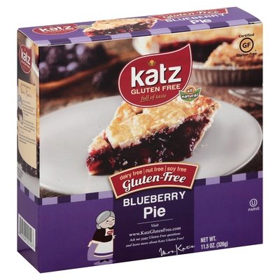 Katz Gluten Free Blueberry Pie Gf 6/11.5 Oz [UNFI #53021]