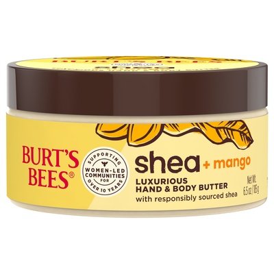 Burts Bees Hand Body Butter Shea Mango 6.5 Oz [UNFI #08109]