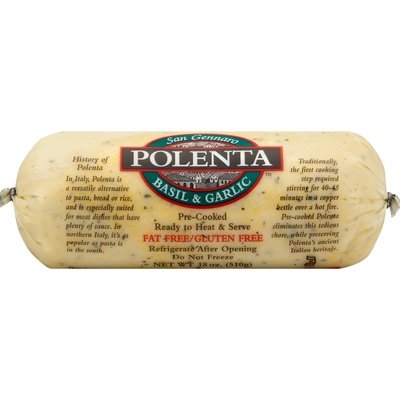 San Gennaro Foods Polenta Basil Garlic 6/18 Oz [Peterson #15179]