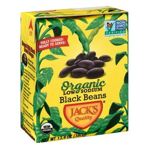 OG2 Jacks Quality Low Sodium Blk Beans 8/13.4 OZ [UNFI #14536]