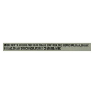 Montchevre Garlic & Herb Goat Log Organic 12/4 Oz [Peterson #27736]