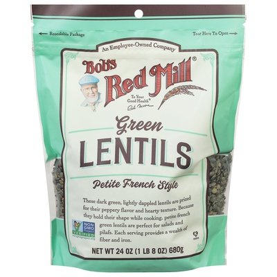 Bobs Pet Fr Grn Lentil 4/24 OZ [UNFI #62639]