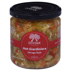 Divina Giardiniera, Hot, Chicago Style 6/13.7 Oz [UNFI #61384]