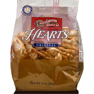 Valley Lahvosh Crackers Heart Deli Bag 12/8 Oz [Peterson #50011]