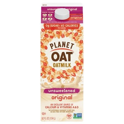 Planet Oat Unsweetened Original 6/52 OZ [UNFI #13515]