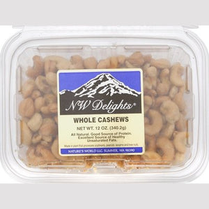 NWD,CASHEW RSTD SLTD WHOL 6/12OZ [Charlies #033-05105]