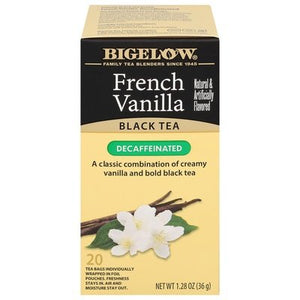 Bigelow Fr Vanilla Decaf 6/20 BAG [UNFI #79607]