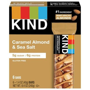 Kind Caramel Almond Sea Salt Bar 10/6/1.4 Oz [UNFI #40792]